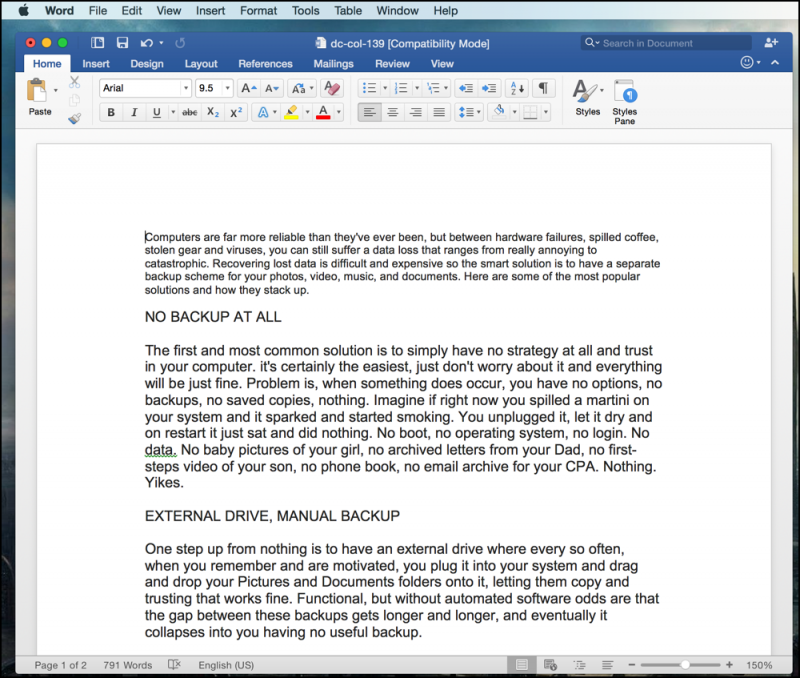 what is microsoft word for mac